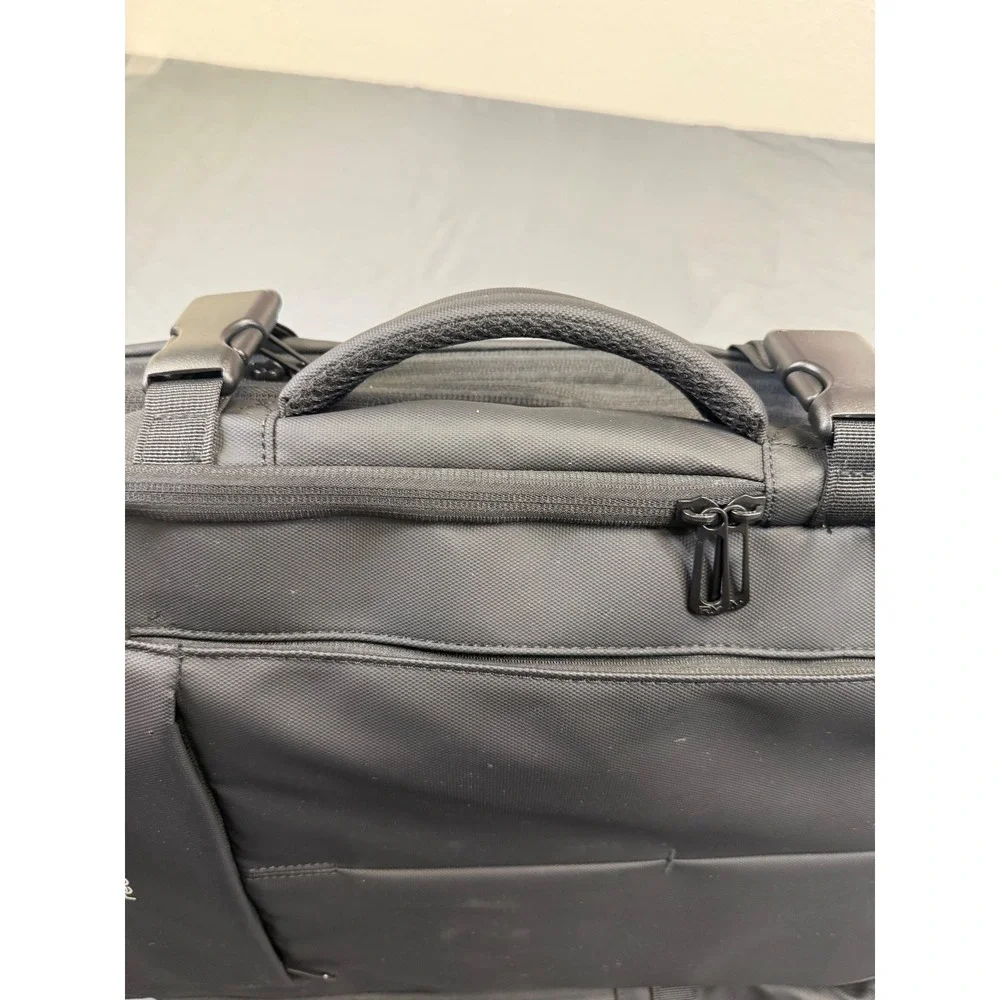 ReeYee Expandable 25L-40L Travel Backpack Black Laptop Bag Business Commute